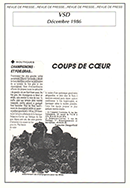 Coup de cœur de VSD – décembre 1986